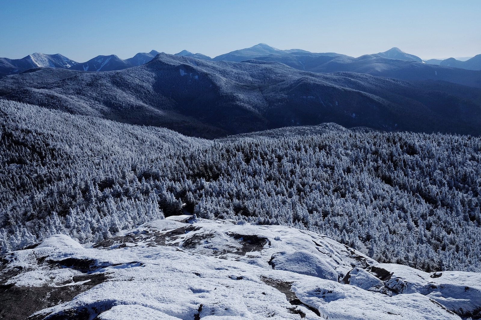 The High Peaks from a Cascade Mountain ledge
