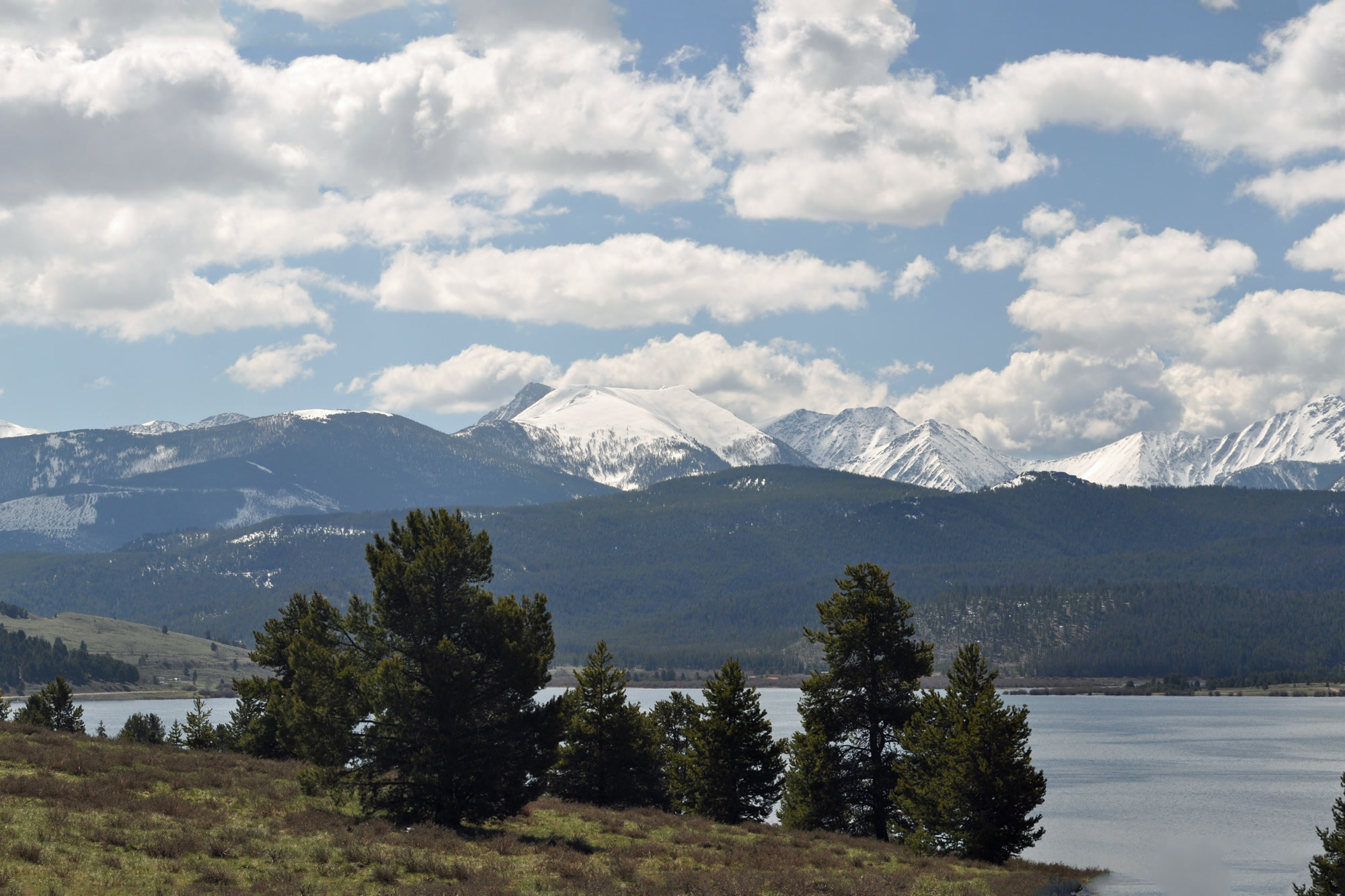 The Anaconda Range over Georgetown Lake