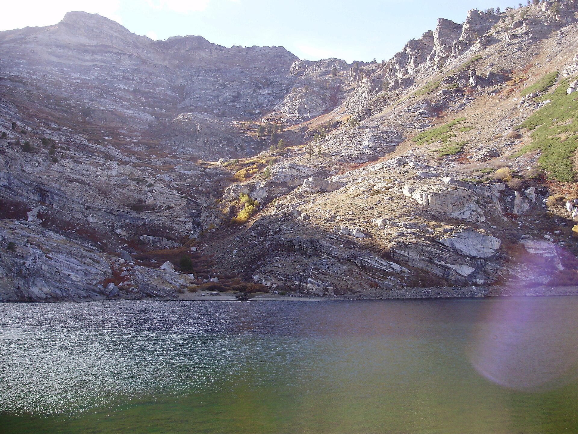 Angel Lake in its East Humboldt cirque