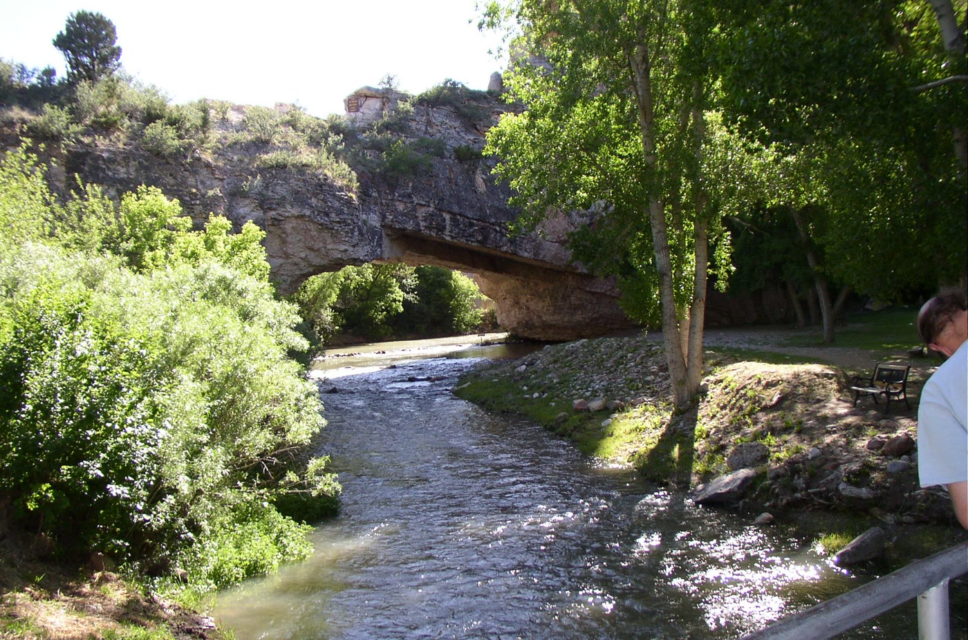 Ayres Natural Bridge over LaPrele Creek