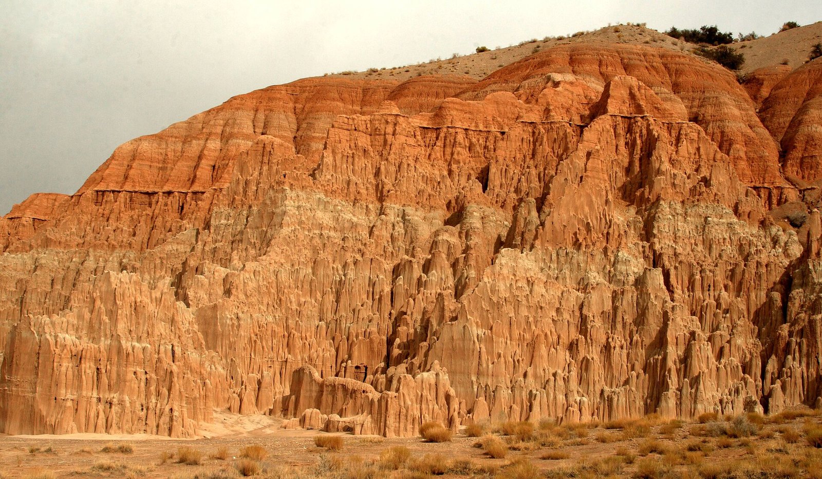 Clay spires of Cathedral Gorge