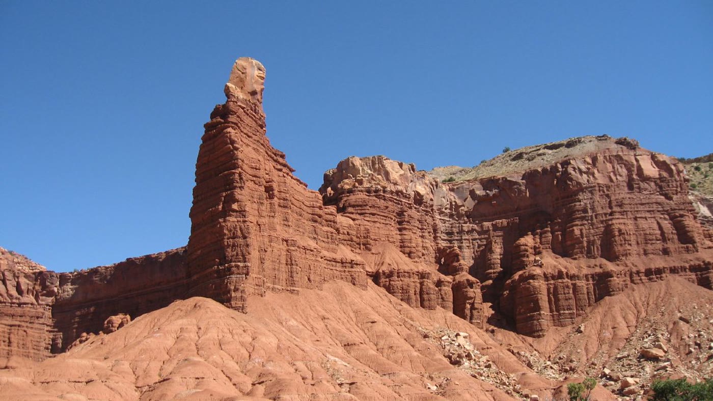 Chimney Rock, Capitol Reef, Utah