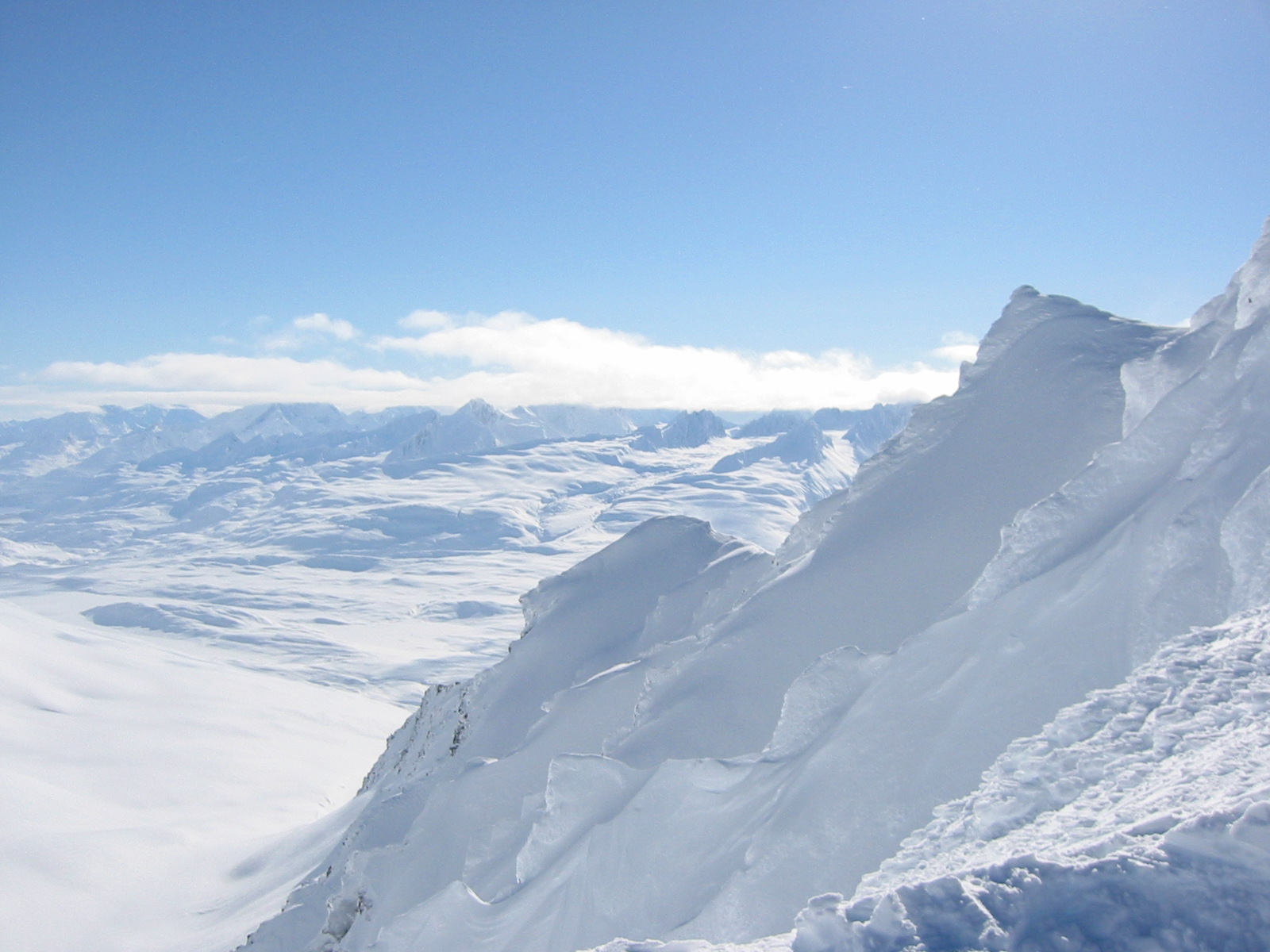 Winter high country in the Chugach