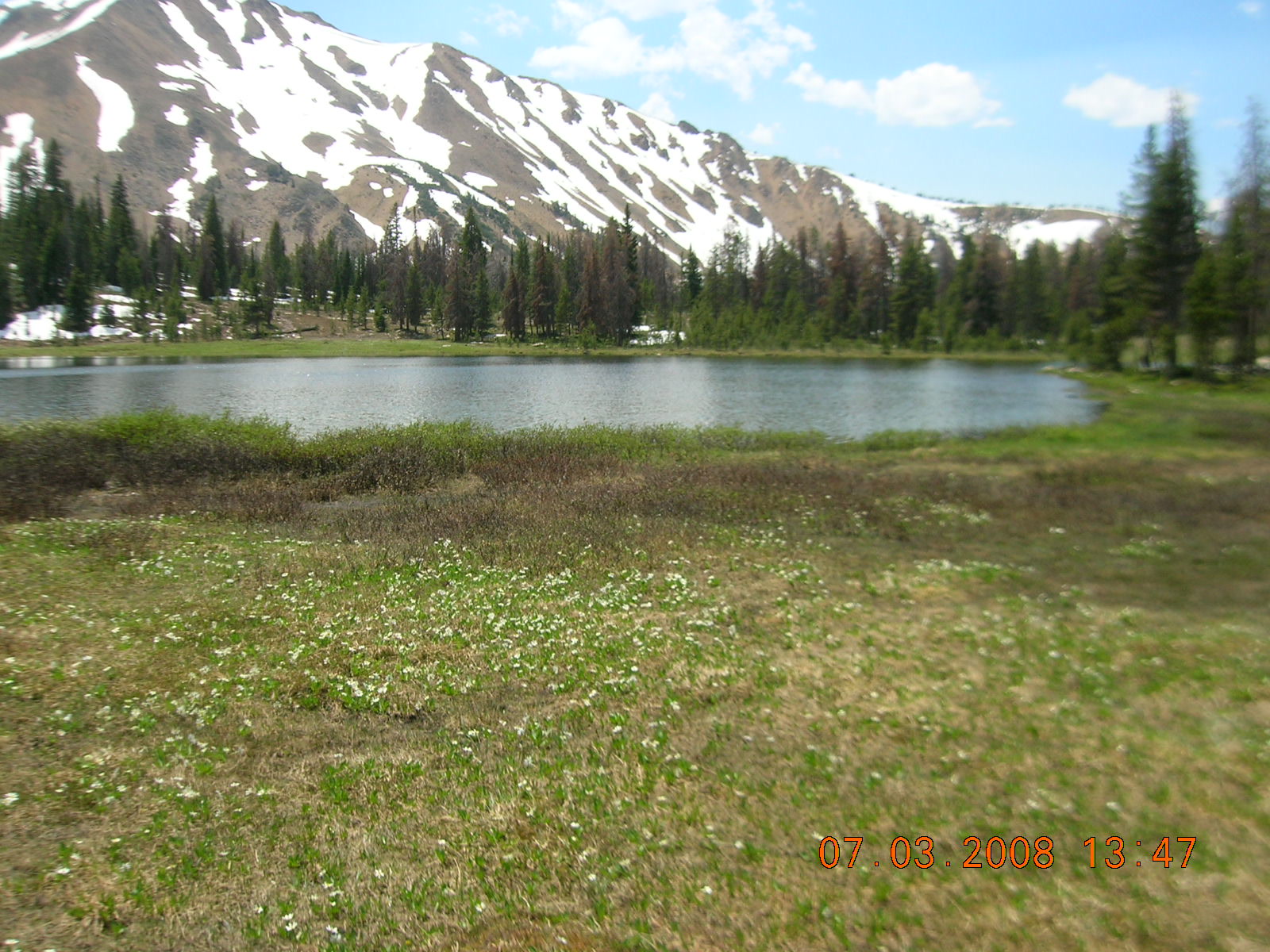 Fourth of July Lake in the White Cloud Mountains