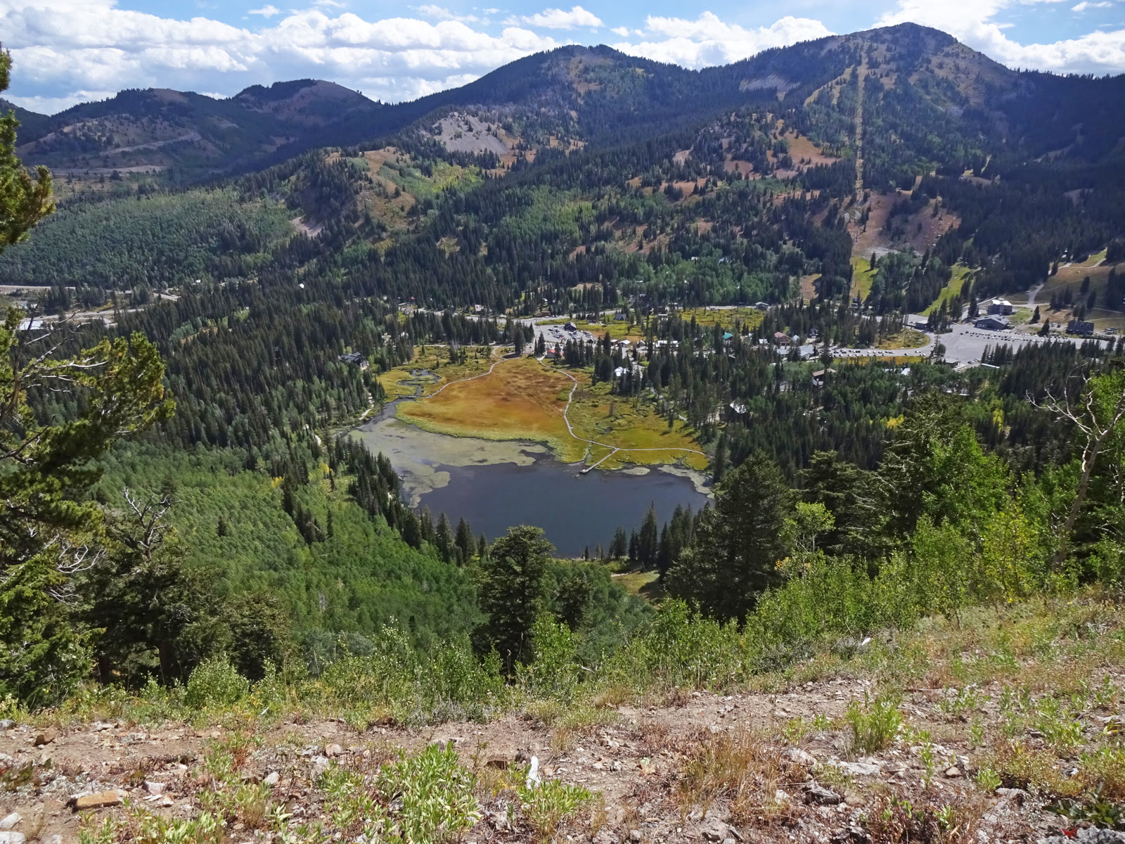 Silver Lake in the Brighton basin, the Big Cottonwood side of the pass