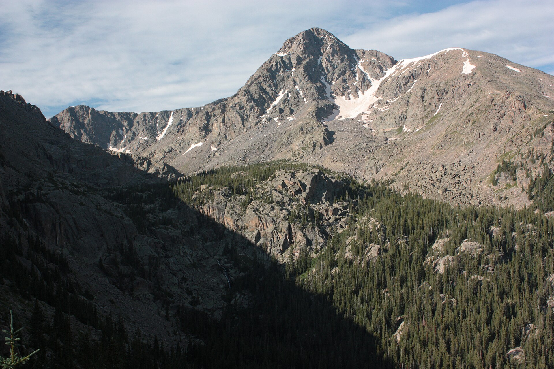 Mount of the Holy Cross over a White River valley