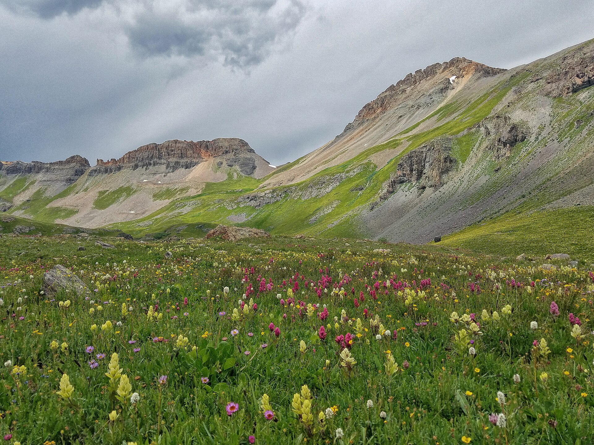 Ice Lake and the San Juan walls above Silverton