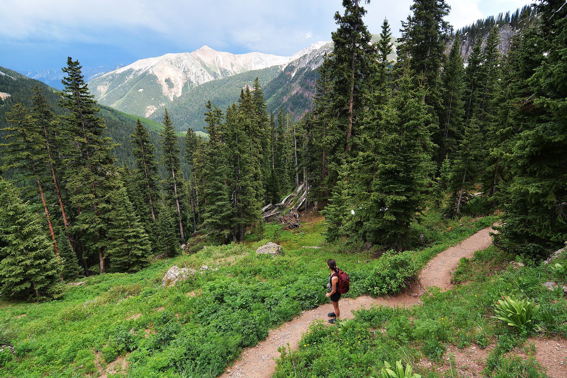 The Ice Lake Basin under Vermilion Peak country