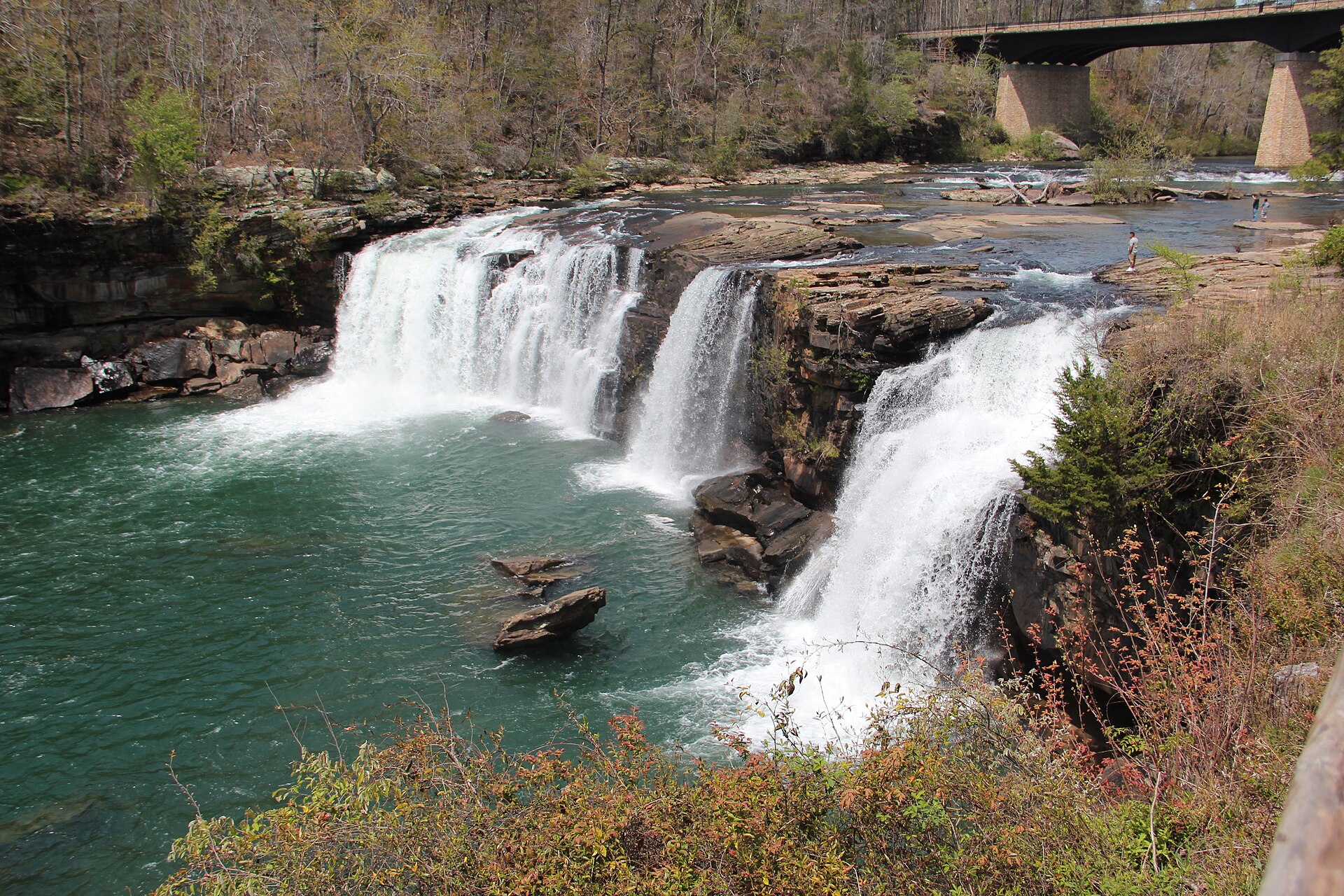 Little River Falls at the head of Little River Canyon