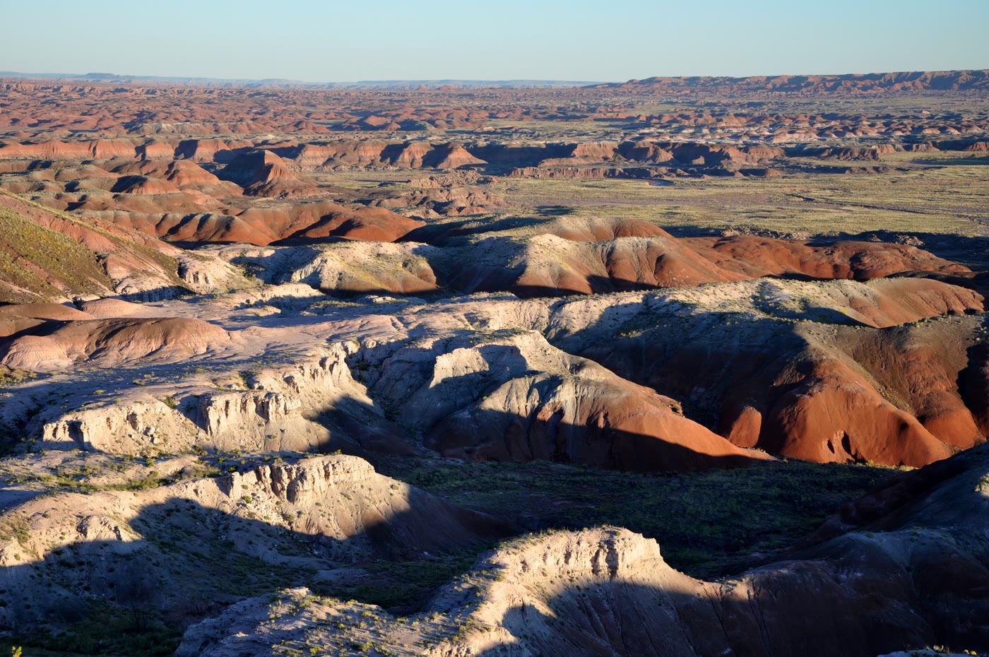 Painted Desert badlands from Tawa Point