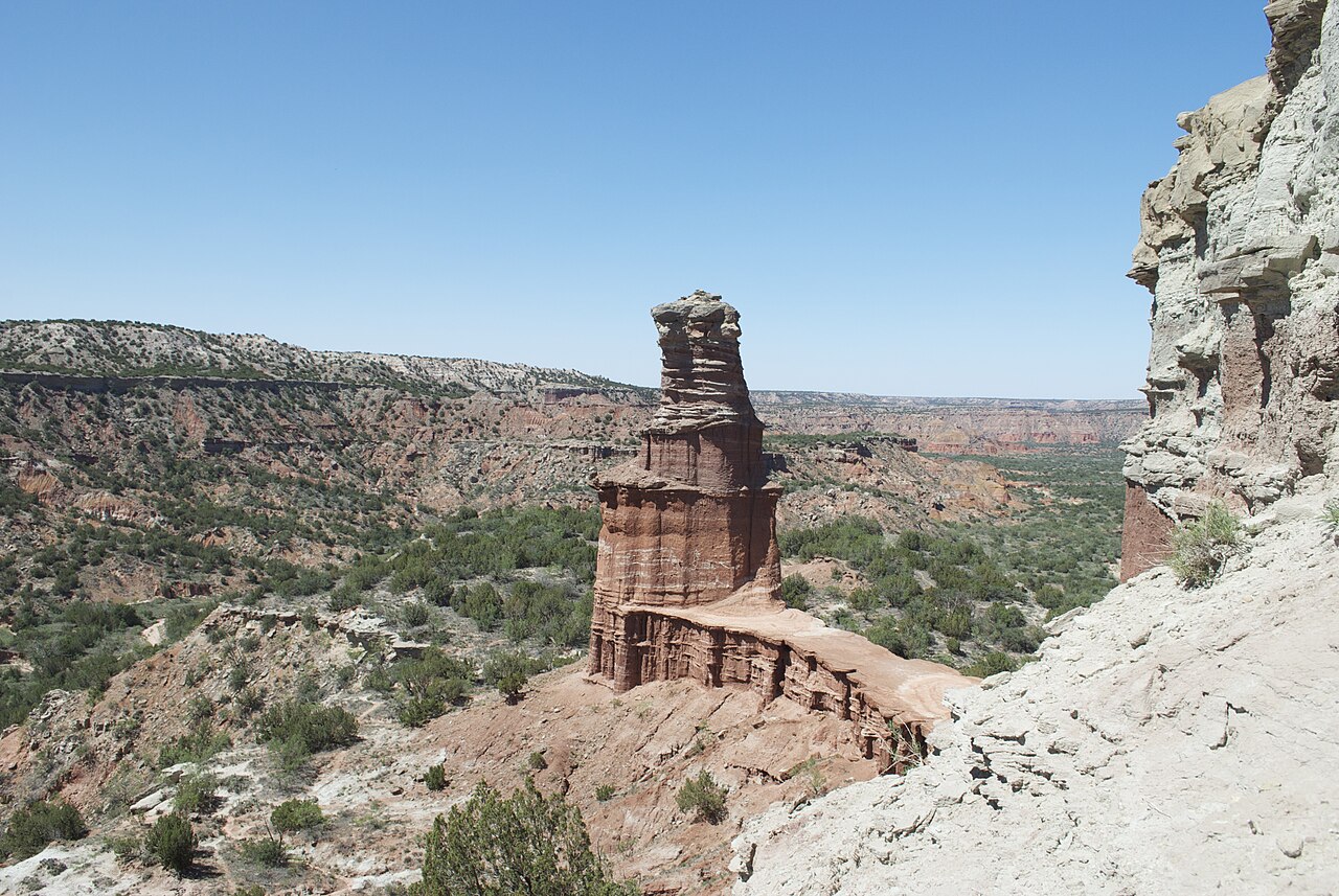 The Lighthouse hoodoo in Palo Duro