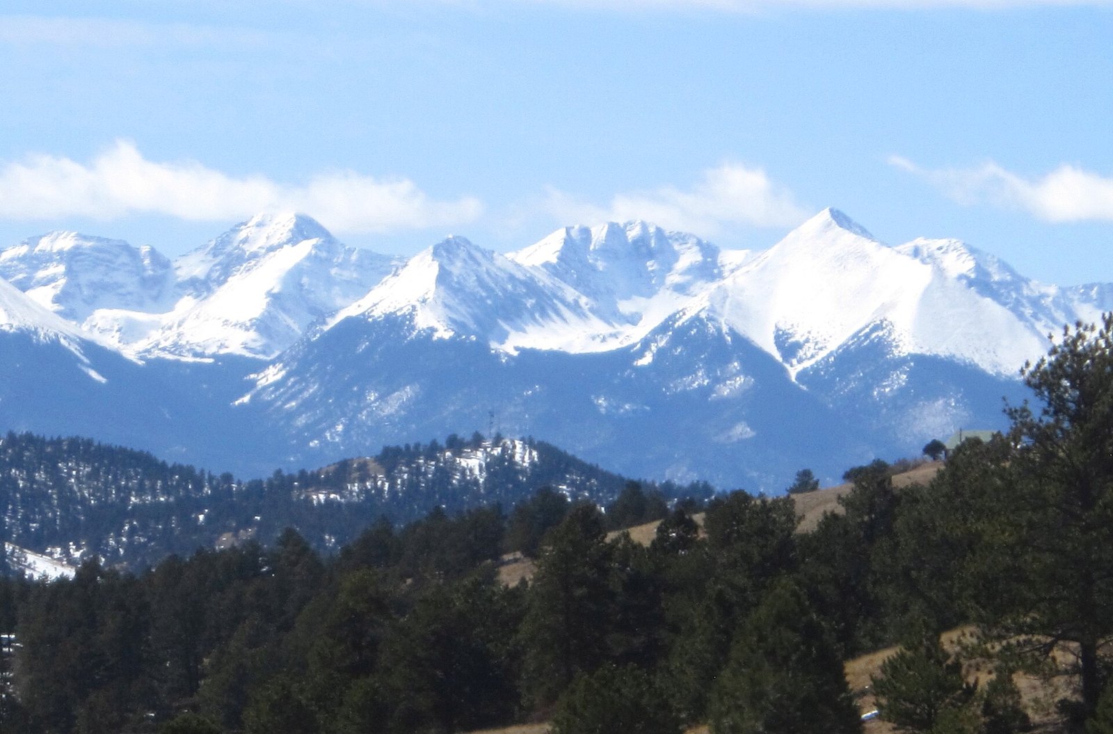 The Sangre wall above the San Luis Valley