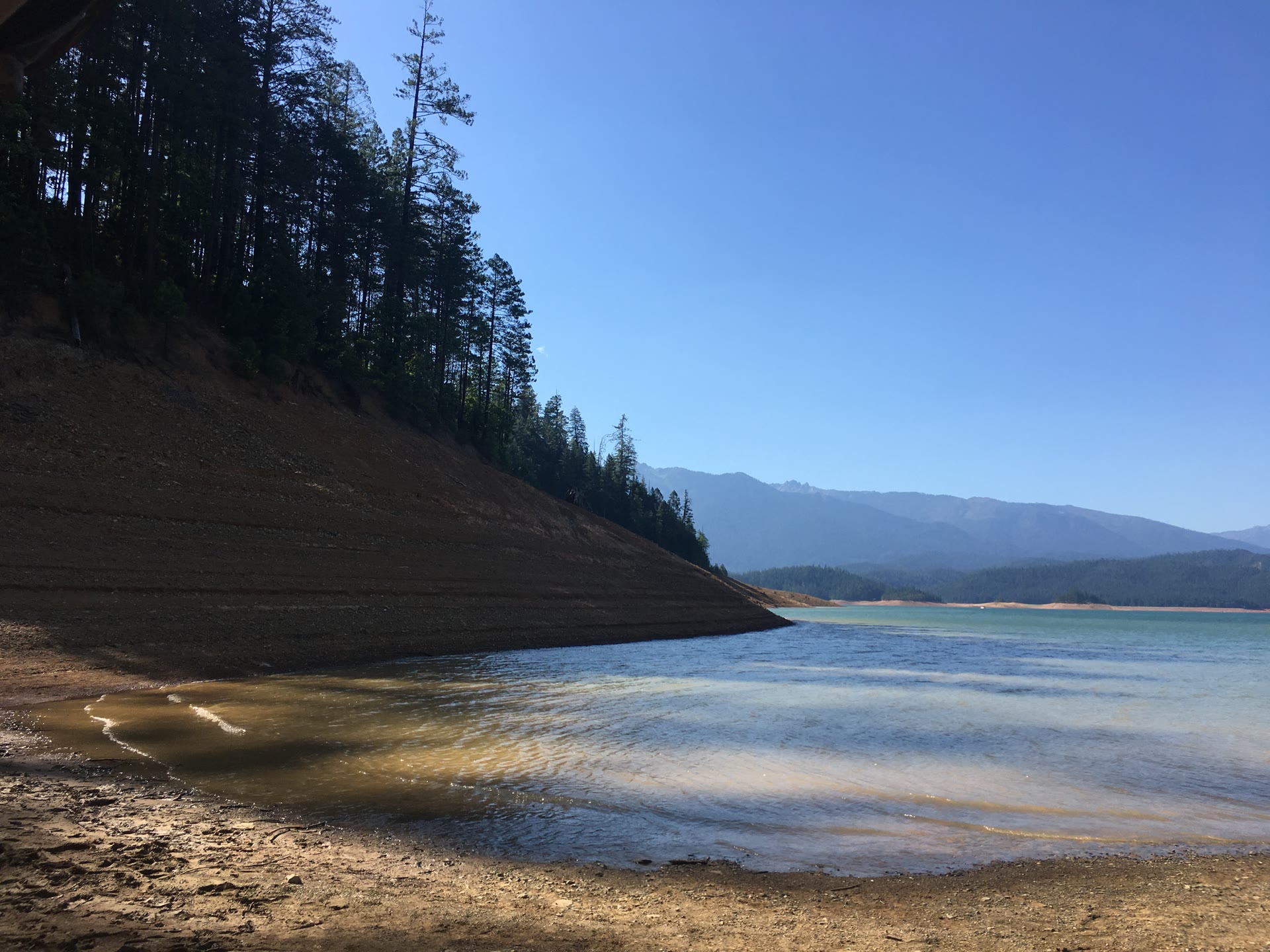Trinity Lake in Shasta-Trinity National Forest