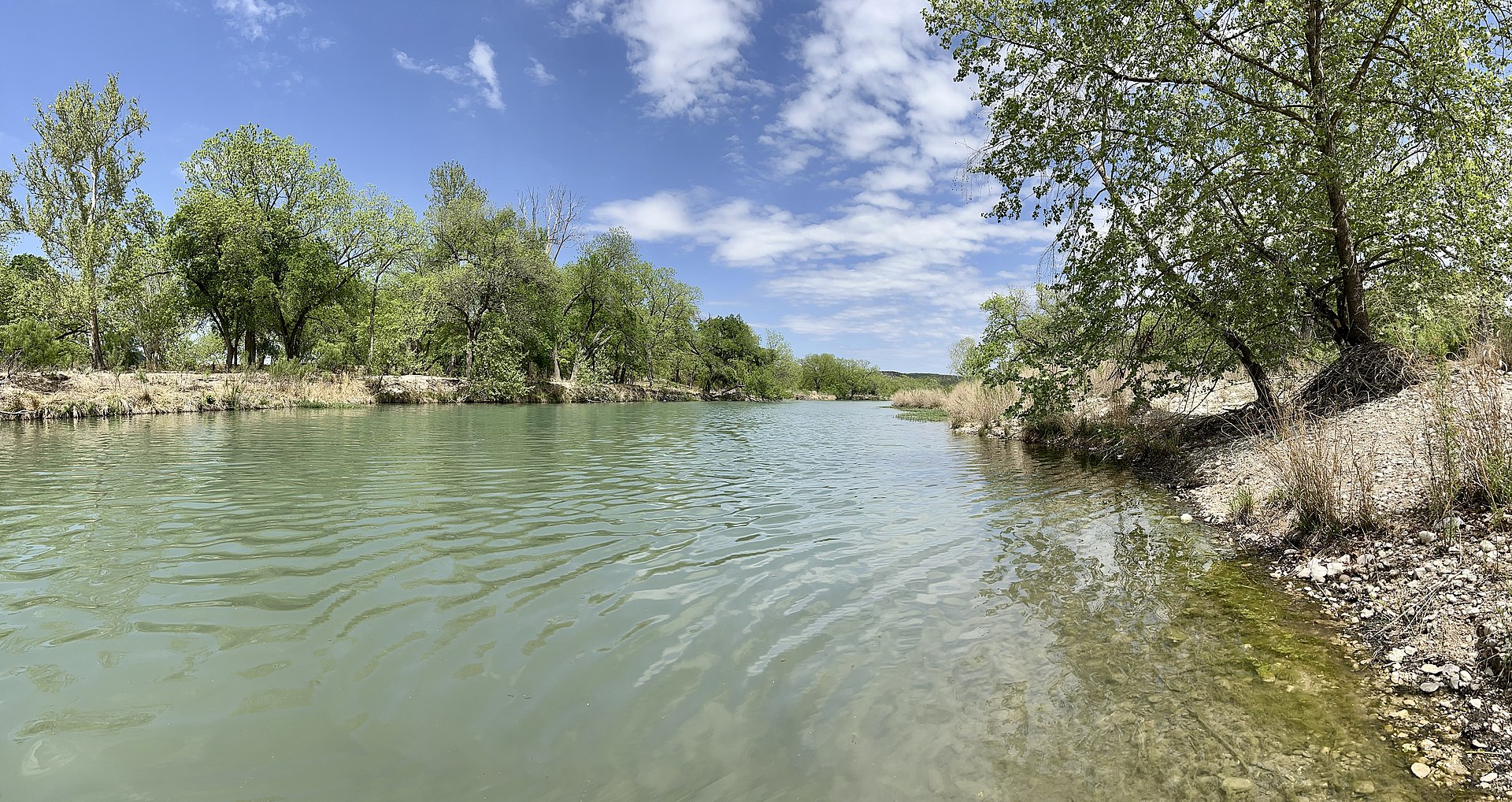 Clear Hill Country water on the South Llano River