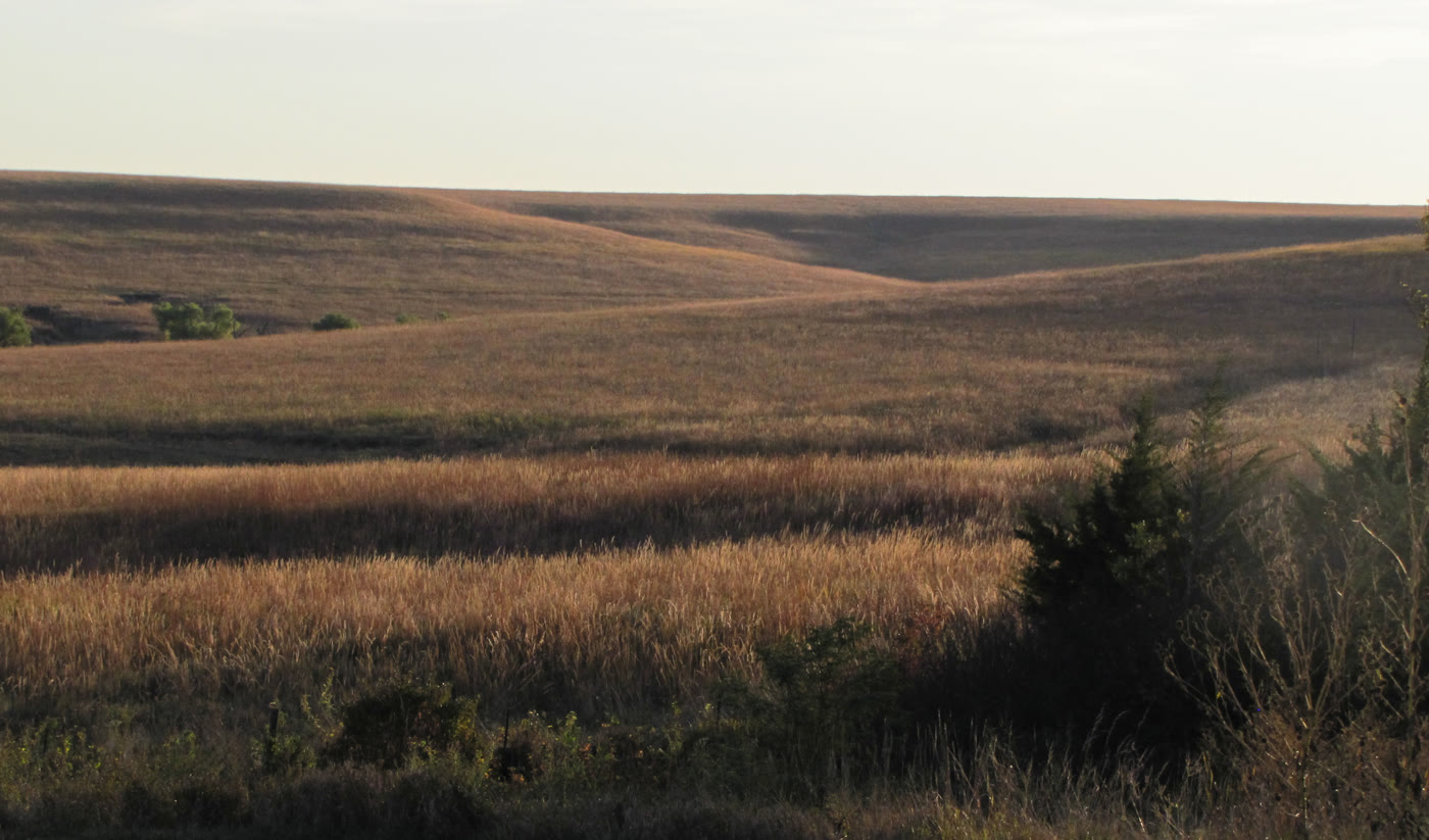 Sunset across the Flint Hills at Tallgrass Prairie National Preserve