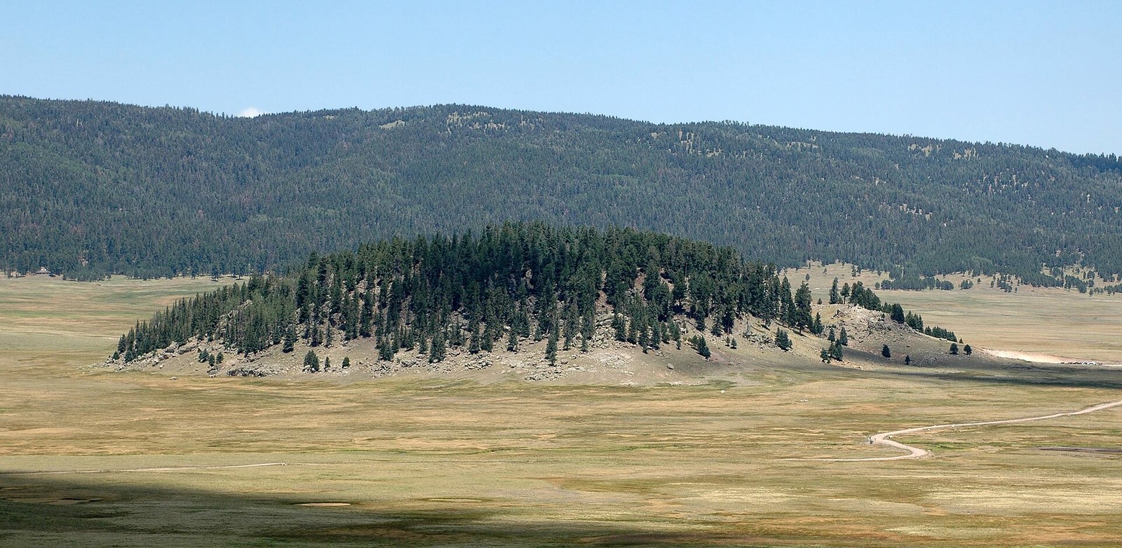 Valle Grande inside the caldera