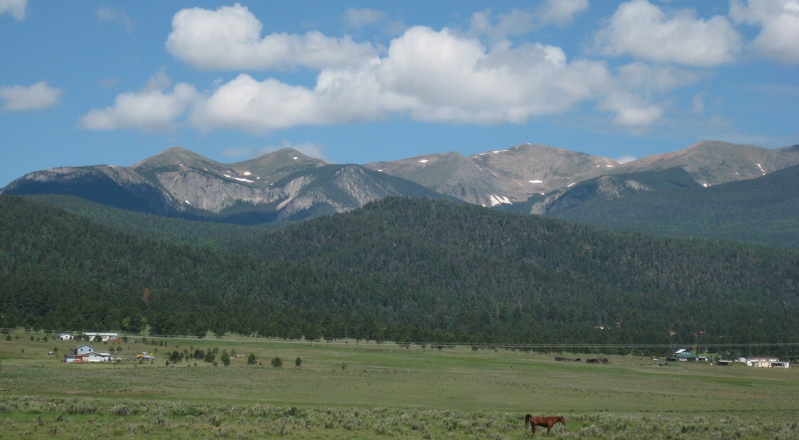 Wheeler Peak above an alpine lake