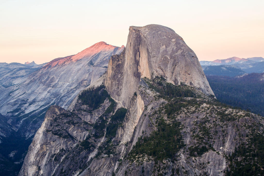Half Dome from Glacier Point country